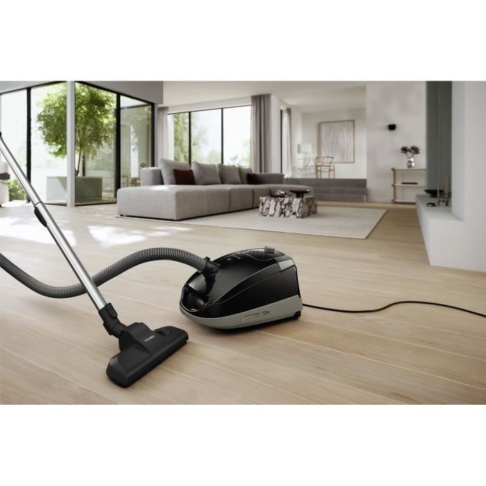 Aspirateur Traineau Compact et Puissant - MIELE Guard S1 - 890 W - Sac 3,5 L - Noir