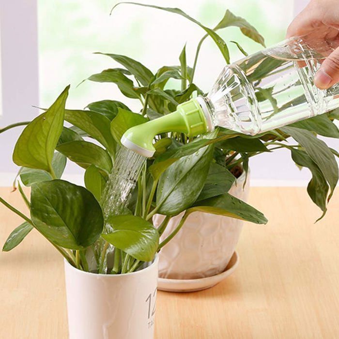 Juego de 4 piezas de tapones para botellas con rociador, regadera, hervidor, cabezal de ducha, herramientas de jardín, regaderas para botellas, etiqueta
