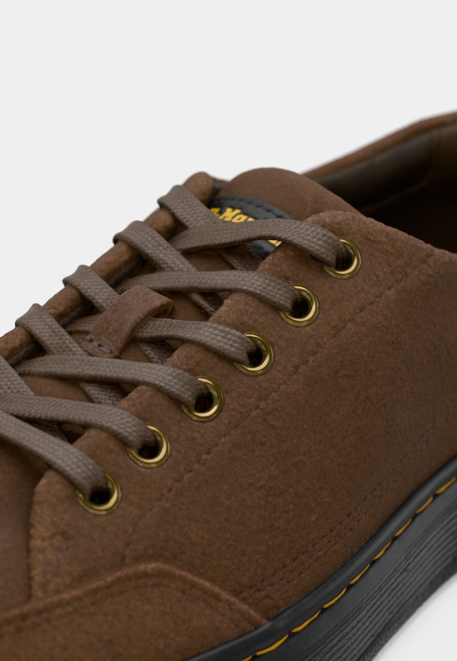 Dr. Martens BROOKLINE 6 EYE SHOE UNISSEX - Tênis - marrom escuro bronx