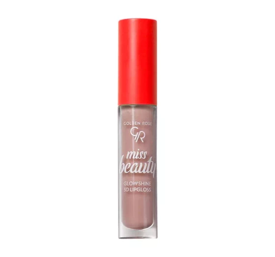 Golden Rose Miss Beauty Glow Shine 3D błyszczyk do ust 01 Nude Chic 4,5 ml
