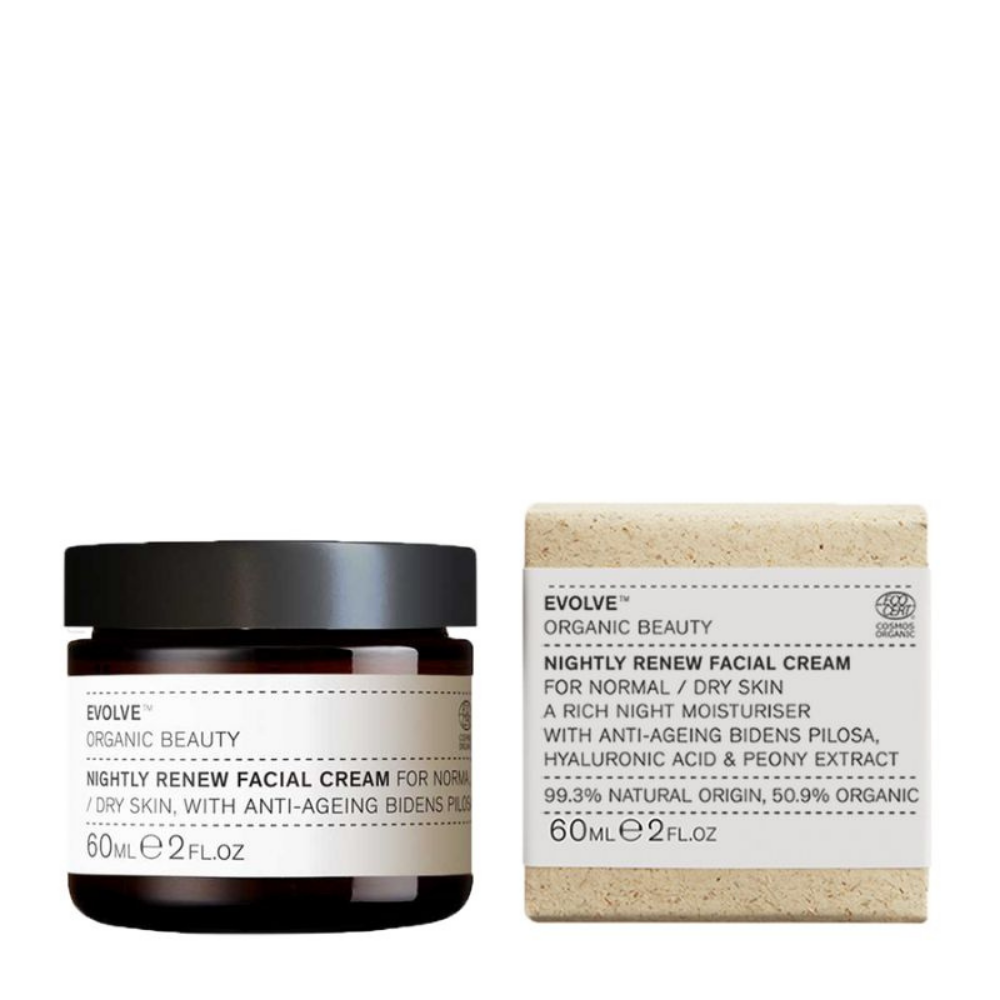 Crema viso rigenerante notte Evolve Organic Beauty