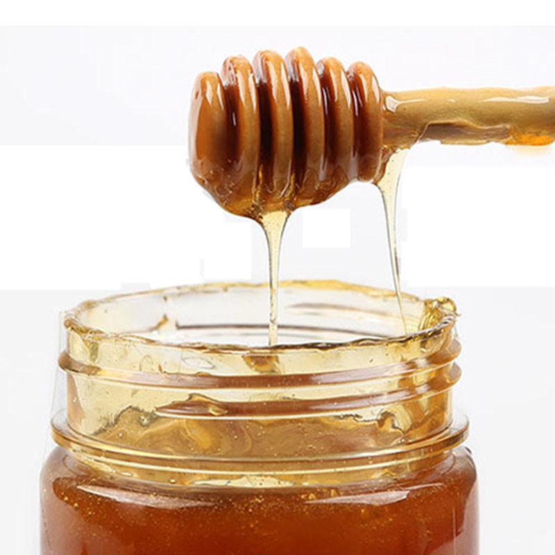 SUEF Honey Spoon Honey Jar Practical Long Handle Wood Honey Spoon Mixing Stick Dipper for Coffee Milk Tea Supplies Kitchen Tools