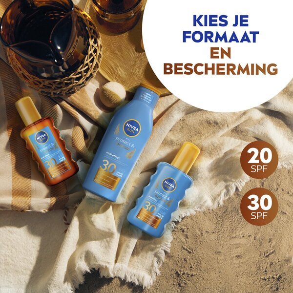 NIVEA Sun Protect & Bronze SPF30 saules aizsargsprejs saules aizsargkrēmam 200 ml
