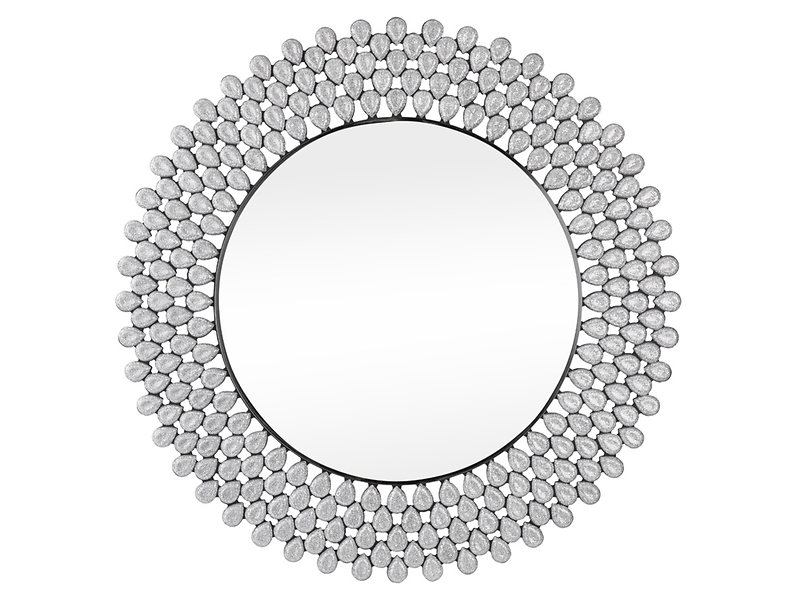 Lustro ścienne Madrid fi 80 cm glamour