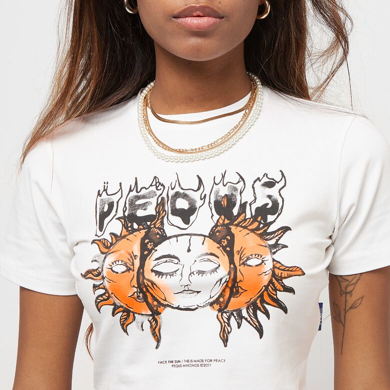 Face The Sun Graphic Cop Top