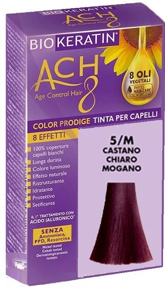 BIOKERATIN Biokeratin Ach8 5/M Color de cabello castaño claro caoba