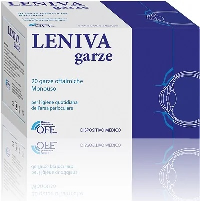 Wegwerpbare, verzachtende ooggaasjes van Leniva, 20 stuks.