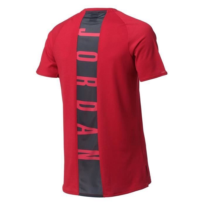 Camiseta de baloncesto Nike Alpha Dry SS para hombre, talla 23 - Roja