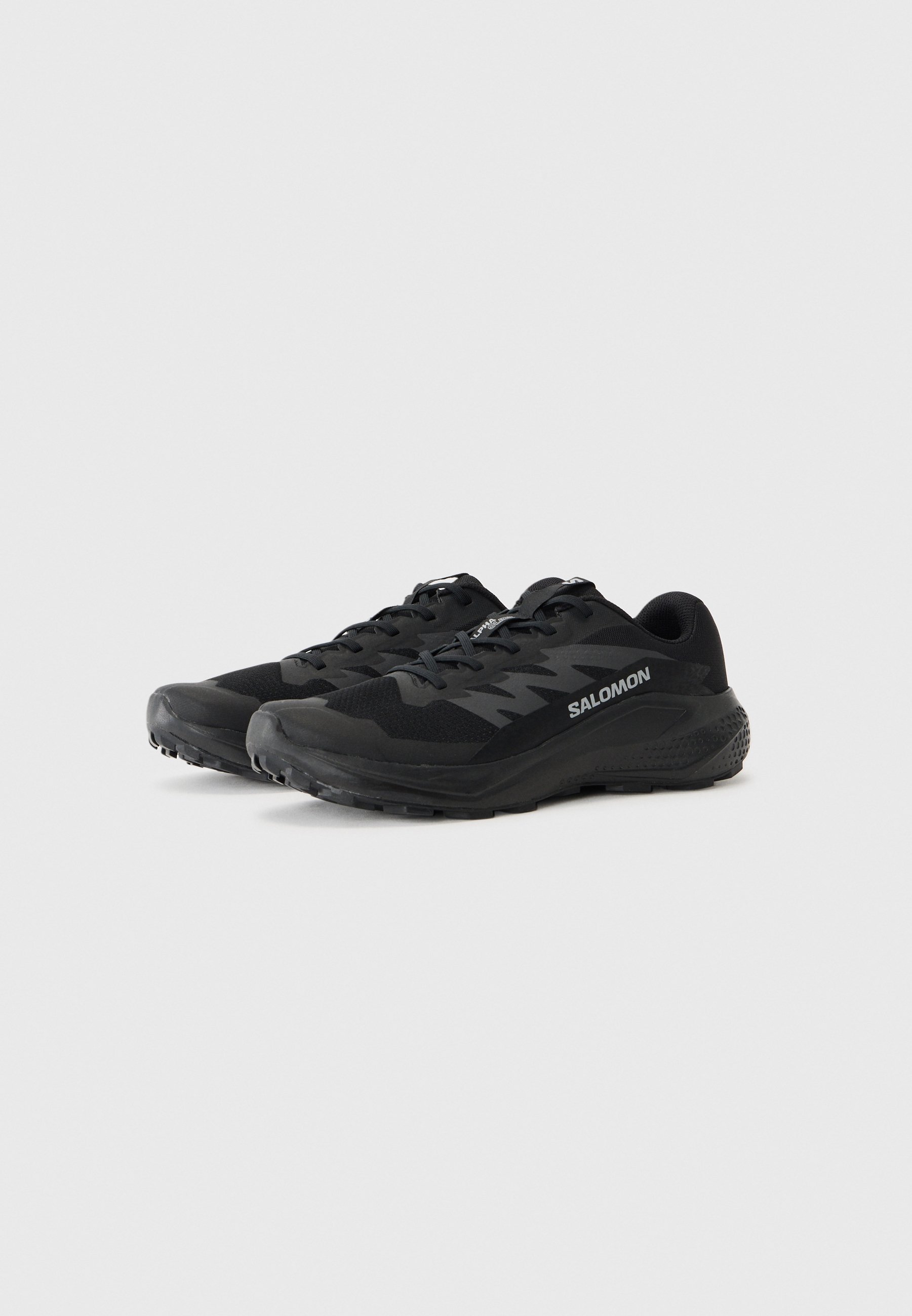 Salomon ALPHAGLIDE - Scarpe da trail running - asfalto nero