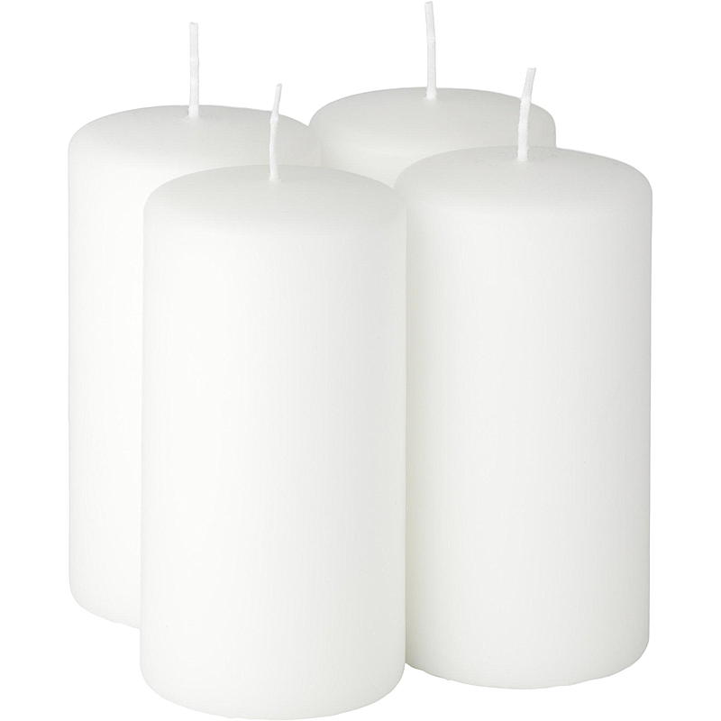 Vie Home Kubljus 4-pack 6,8x13 cm vita