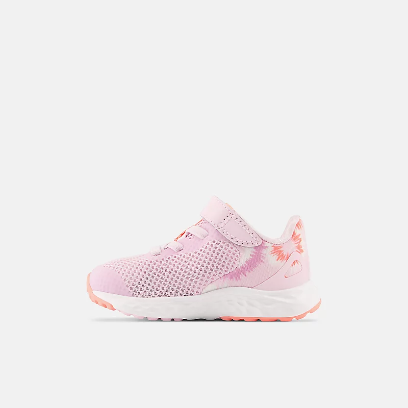 Enfant Fresh Foam Arishi v4 Bungee Lace cu curea superioară - Zmeură deschisă cu grapefruit