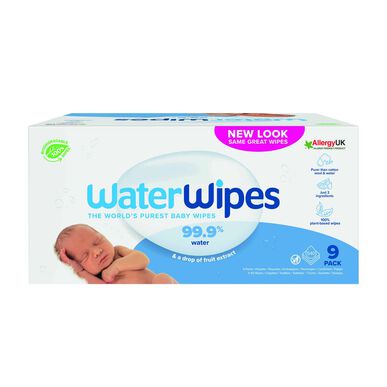 Waterwipes Bio nedves törlőkendők 9x60 darab