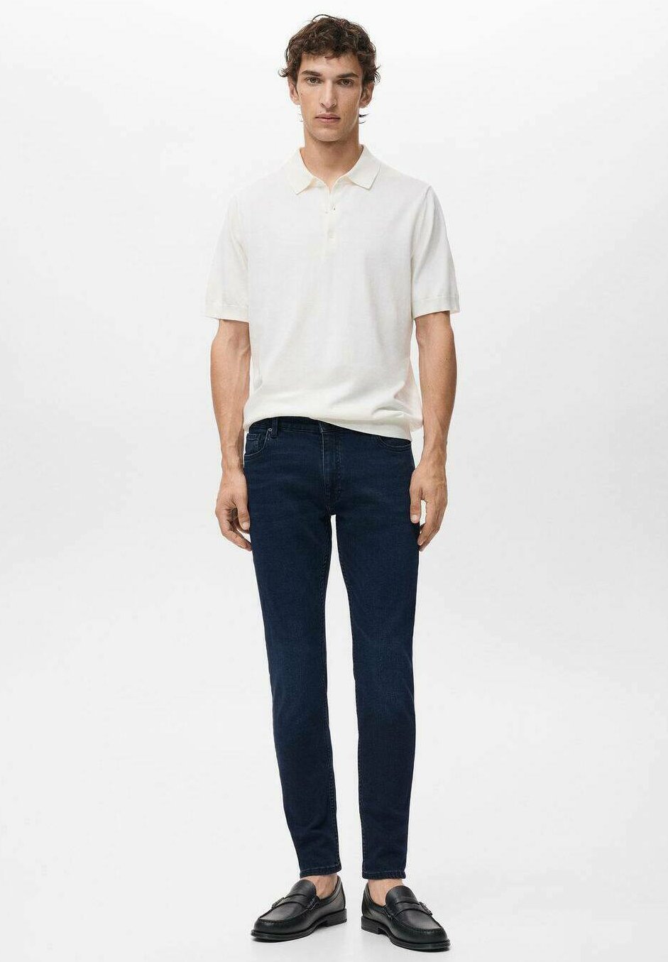 Jean Mango coupe slim - bleu foncé