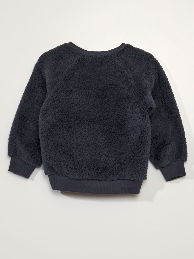 Sudadera de punto suave - AZUL