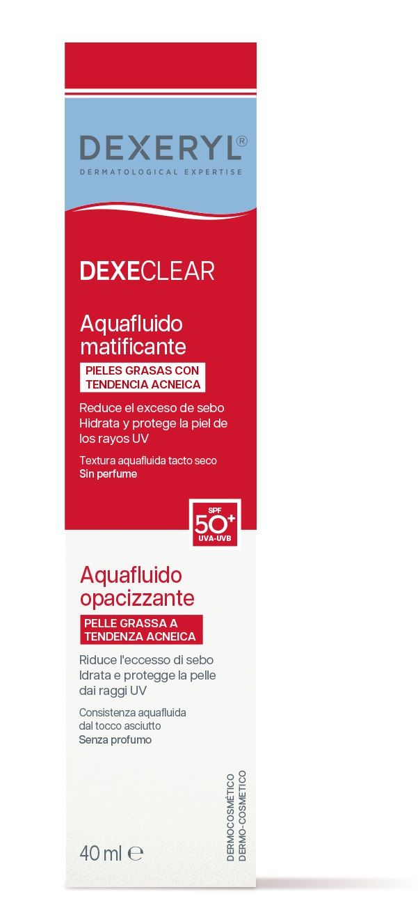 Dexeclear matirajući Aquafluid SPF50 tretmani za akne