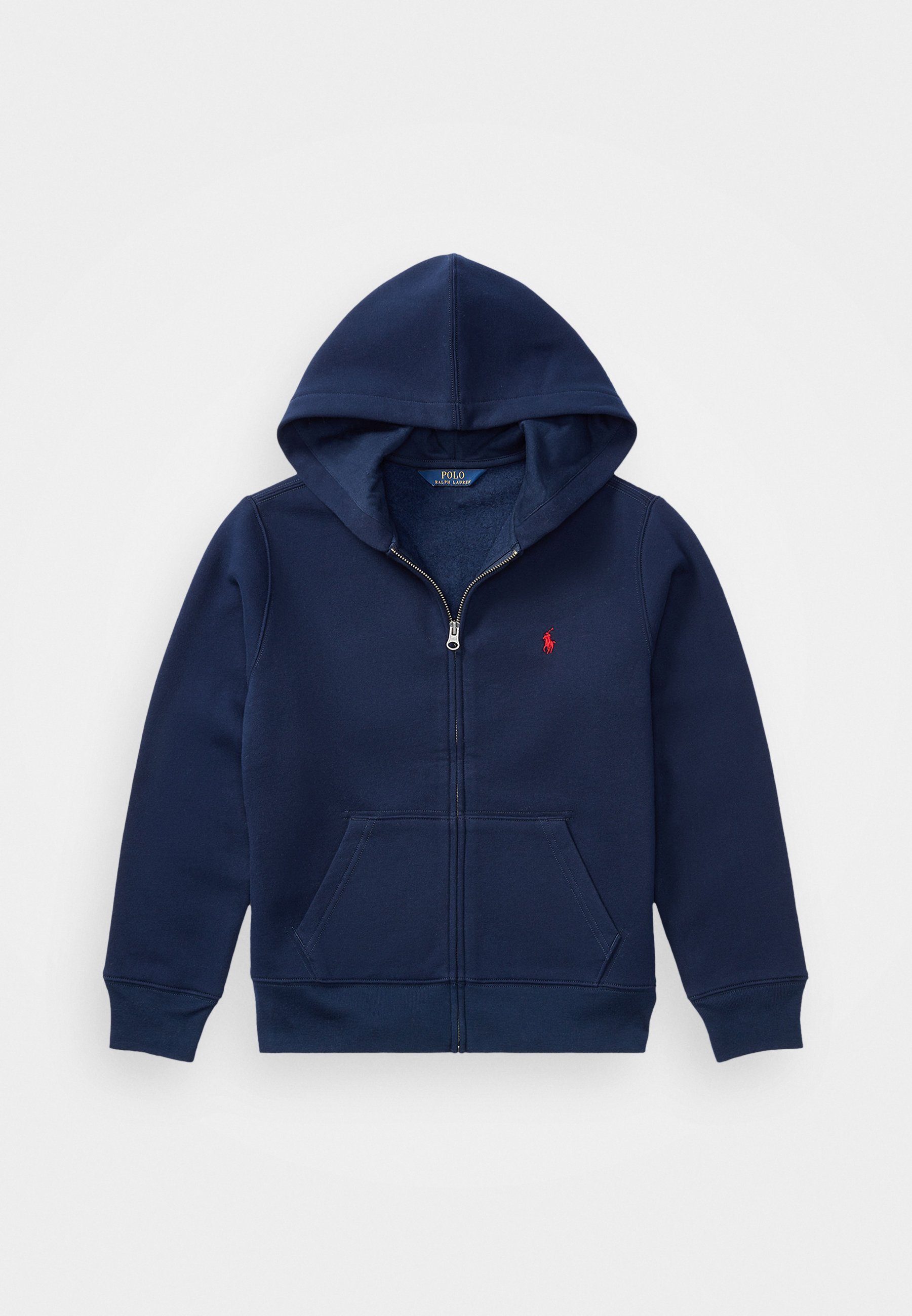 Polo Ralph Lauren hoodie van katoenmix fleece - Sweatshirt met rits - marineblauw