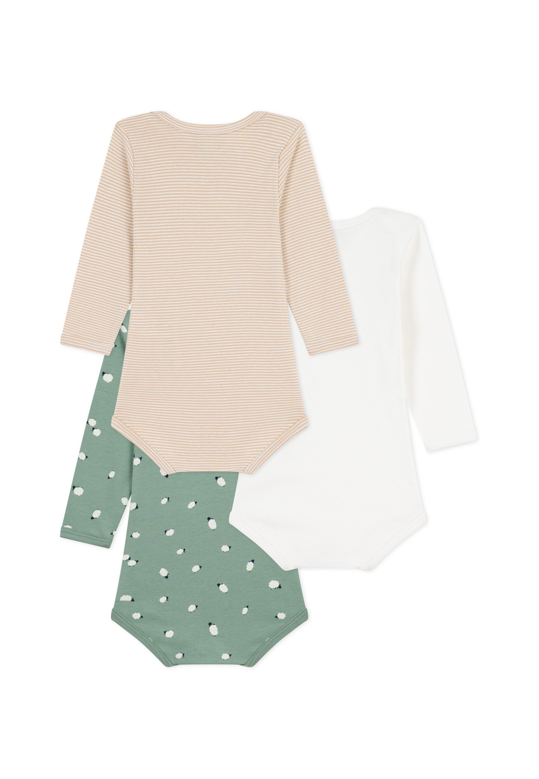 Petit Bateau 3 PACK UNISEX - Body - mehrfarbig