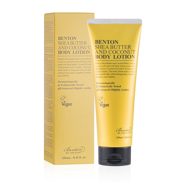 Benton Tělové mléko s bambuckým máslem a kokosem 250ml
