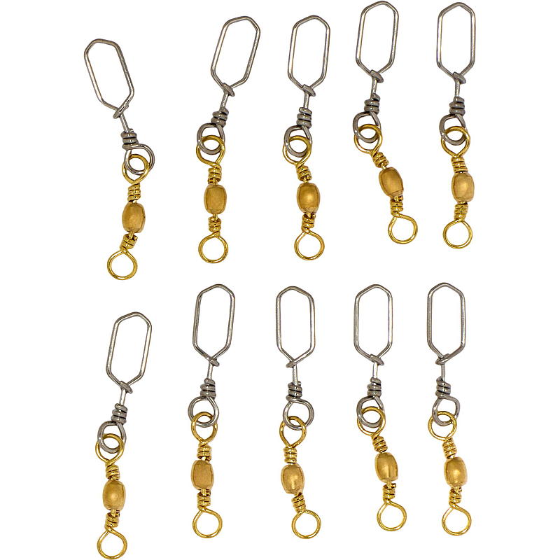 Villfisken Snap swivel 10-pack nr. 6, Villfisken