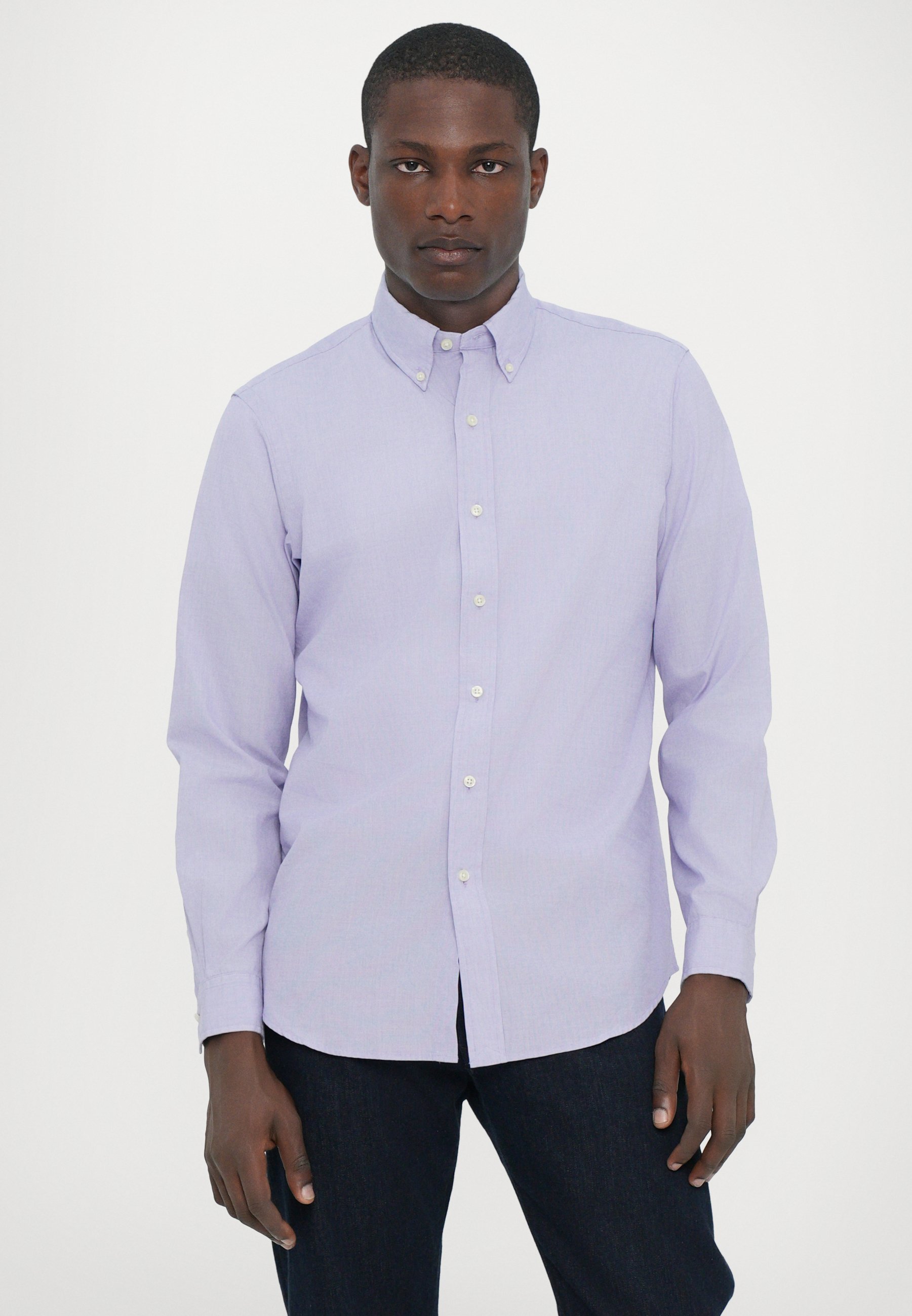 Polo Ralph Lauren LONG SLEAD SPORT SHIRT - Camicia - lavanda/bianco