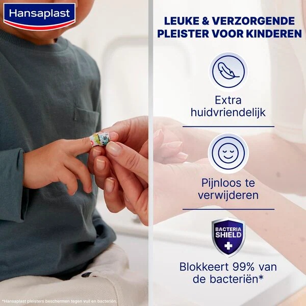 Hansaplast Sensitive Kids lepilni trakovi<br>Medicinski pripomoček - 20 kosov