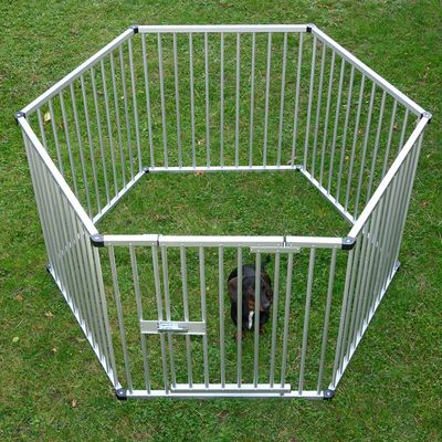 Welpenlaufstall aus Aluminium