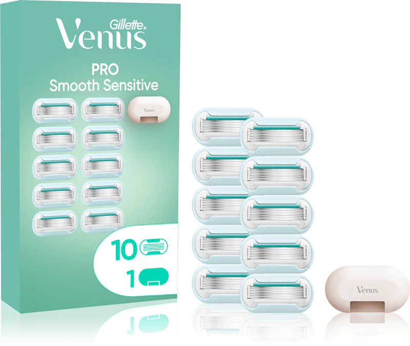 Gillette Venus PRO Smooth Sensitive vervangende mesjes + beschermkap