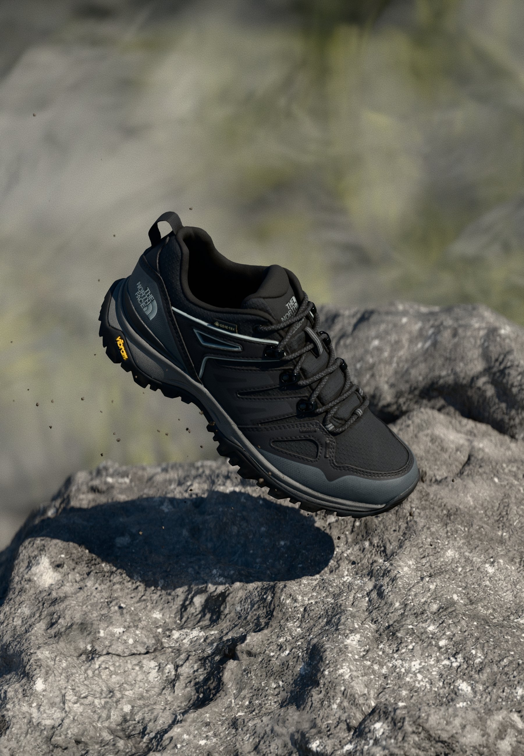 HILTON GORE TEX - Trekingové boty - black/dark grey