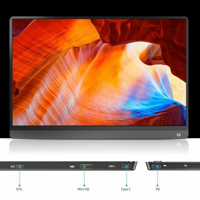 15-tommer FHD 1080P bærbar touchskærm med batteri - UPerfect