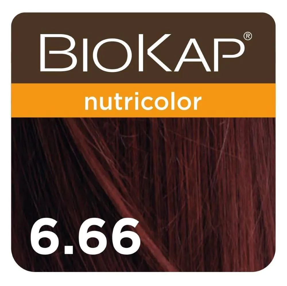 Biokap Nutricolor Farba do włosów, 6.66 Rubinowa Czerwień
