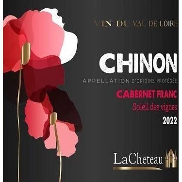 LaCheteau Soleil des Vignes Chinon Cabernet franc - Vin rouge de la Loire 2024