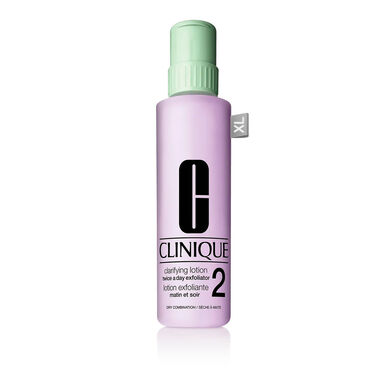 Clinique Clarifying Lotion 2 Eksfolierende lotion for tørr og kombinert hud 200 ml