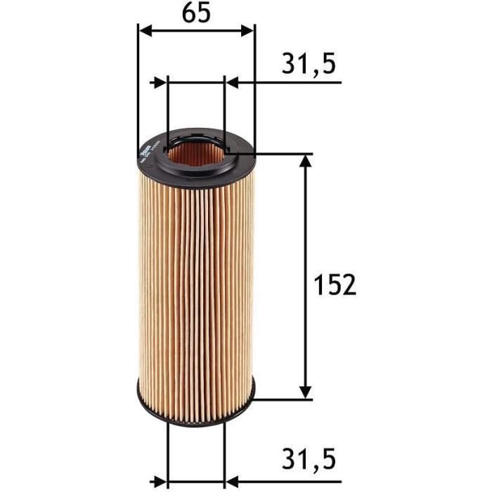 Filtro de aceite - VALEO - 586545 - FLT HUI BMW X5 3.0 D BMW 5 530 D