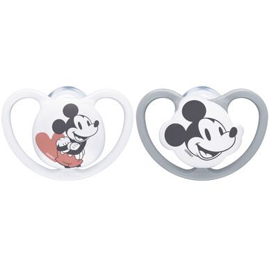 Nuk Space Mickey Boy Chuchas 18m 2 ja 2 un