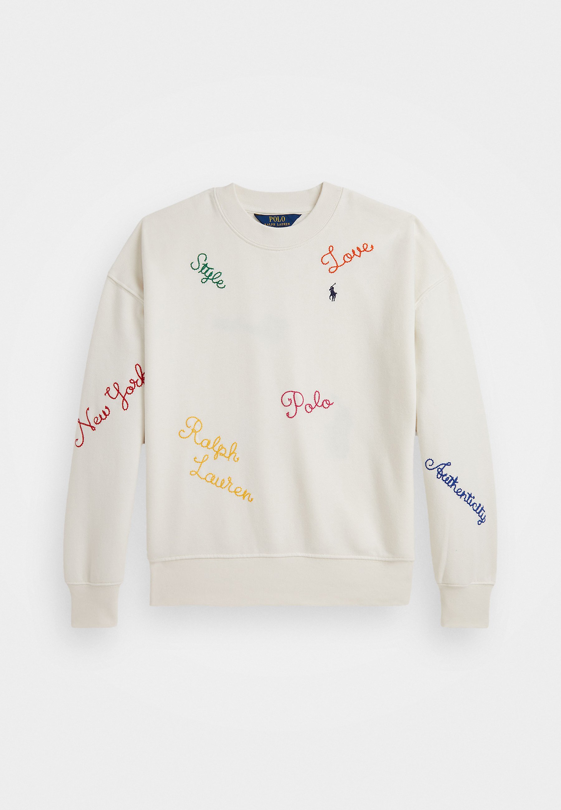 Felpa in pile ricamata Polo Ralph Lauren - Felpa - nevis