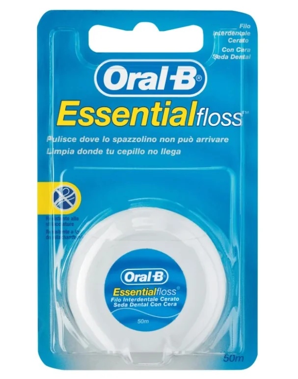 Oral-B Essential Floss gewaxte tandzijde, 50 meter