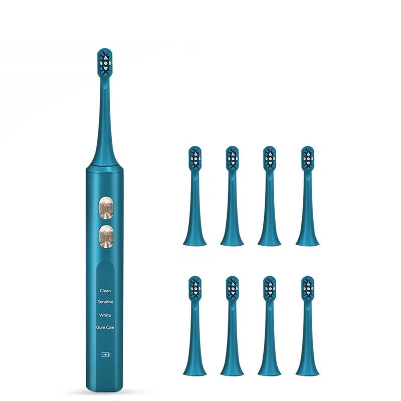 4 Mode Soft Replacement Brushes Heads Wireless Induction Fast Charge Electric Toothbrush Rechargeable For Aldult