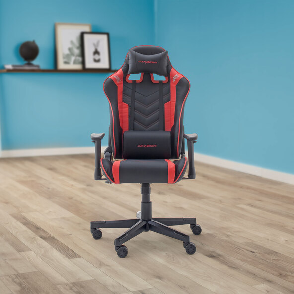 Scaun de gaming, scaun executiv, negru și roșu