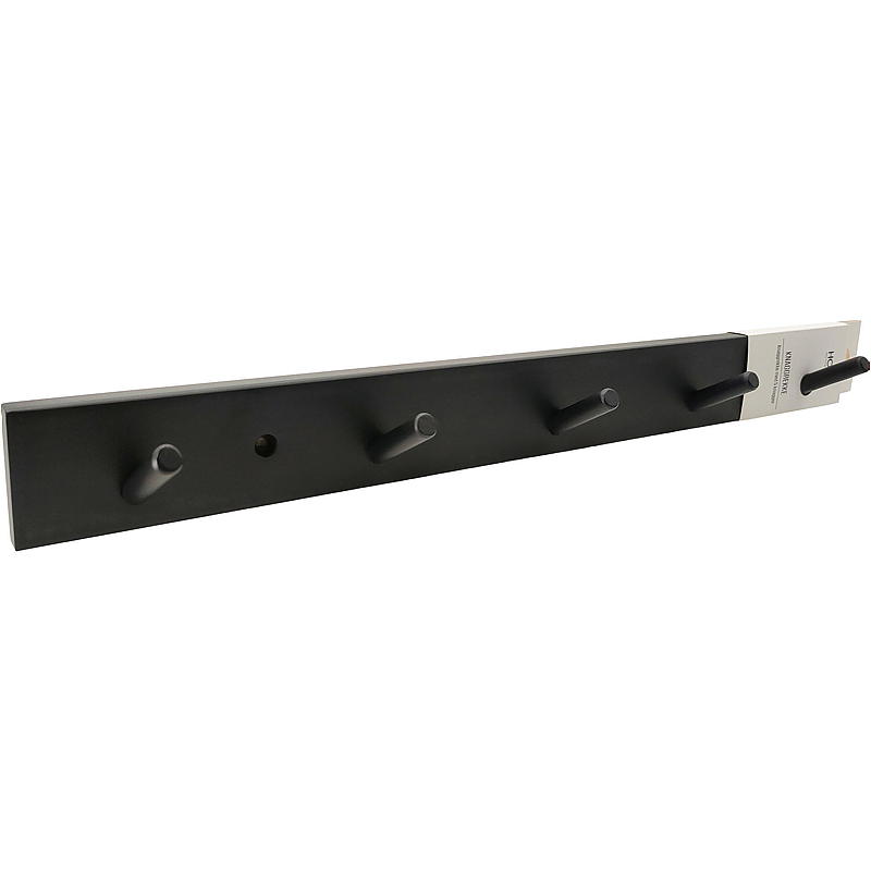 Hjem Knagerekk 5 kroker 48 cm bøk svart