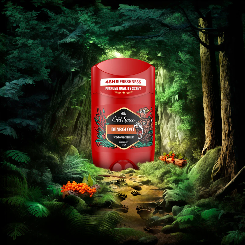 Desodorante em bastão Old Spice Bearglove para homens