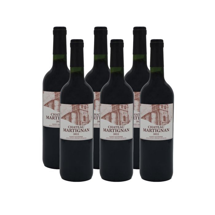 6x Ch.Martignan 2022 - AOC St Estephe