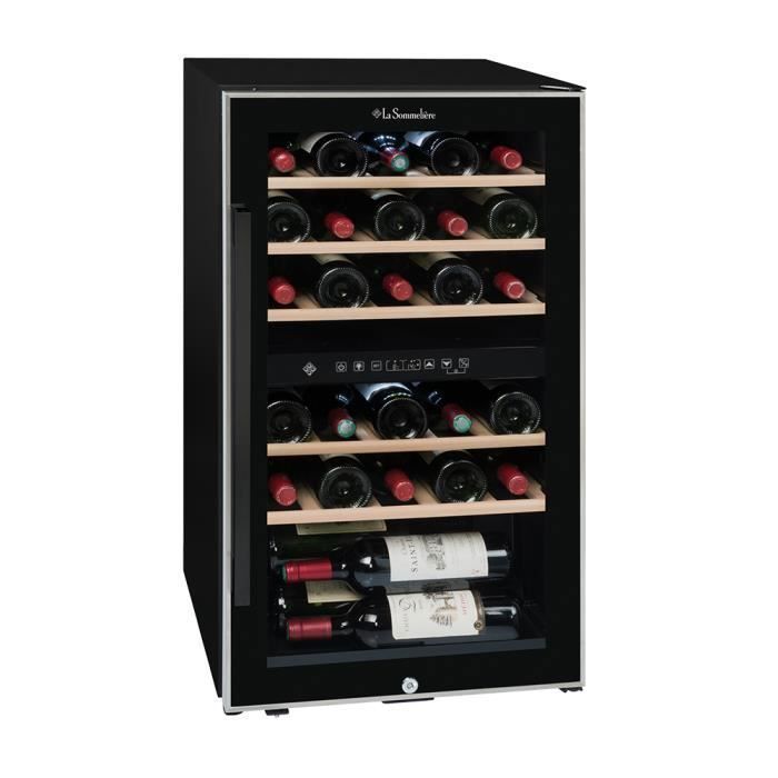 ECS51.2Z – Wine cellar – La Sommelière – 49 bottles – 2 zones – 48.0 × 57.5 × 84.5 cm – Energy class G – 38 dB