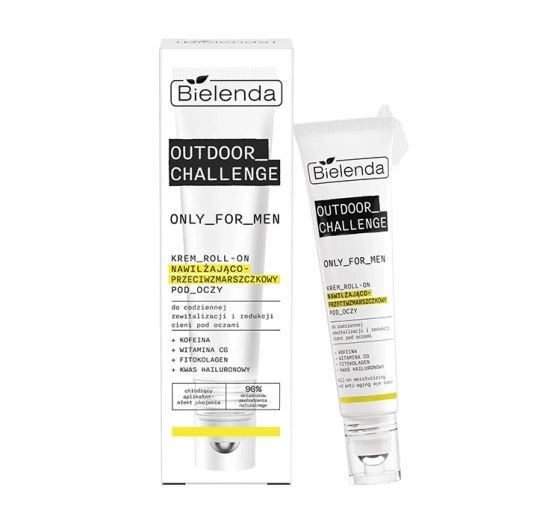 Bielenda Only For Men Outdoor Challenge nawilżająco-przeciwzmarszczkowy krem pod oczy roll-on 15 ml