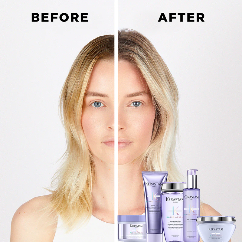 Kérastase Blond Absolu Bain Ultra-Violet badshampoo voor opgelicht haar met koele blonde highlights