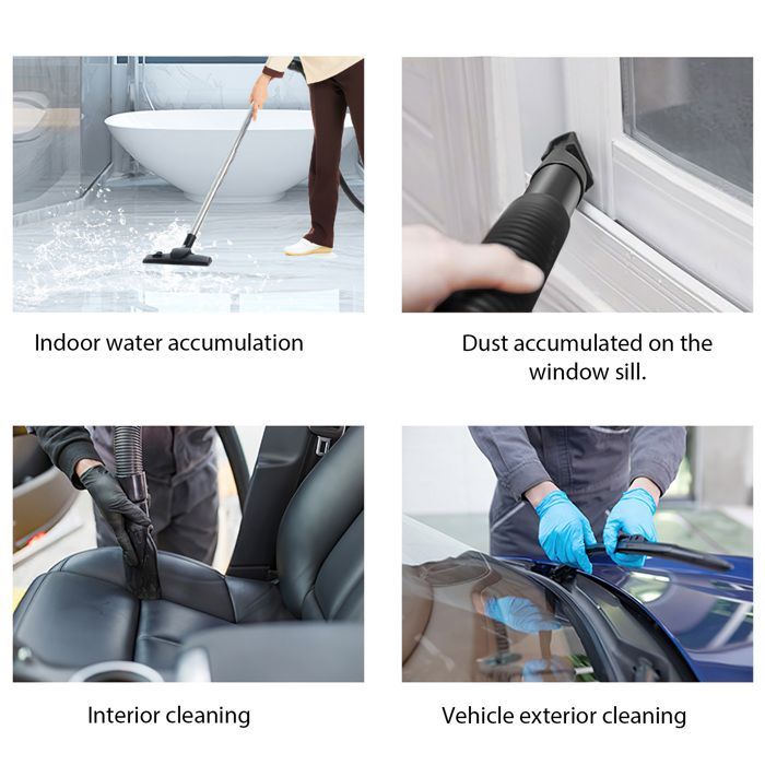3-in-1 bagless vacuum cleaner, wet/dry vacuum, 1200W, 20L, industrial vacuum, suitable for hotels and shopping centers
