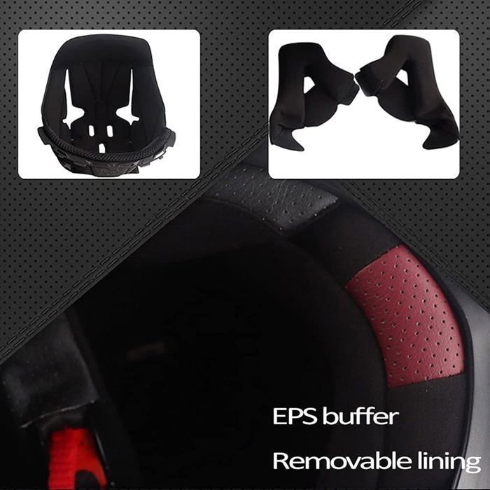 Modulaire motorhelm met geïntegreerde Bluetooth, modulaire motorhelm met dubbel vizier, motorhelm voor mannen en vrouwen, volwassenen, zwart, maat L