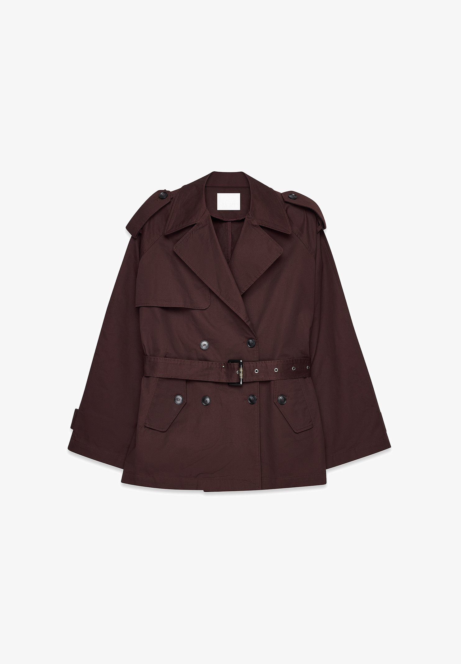 NA-KD MI-TOUR OVERSIZED - Trench-coat - prune