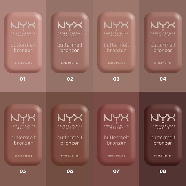 NYX Professional Makeup 04 Butta Biscuit Buttermelt bronzer 5 g
