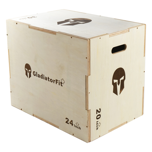 Gladiatorfit 3-in-1 Plyobox aus Holz