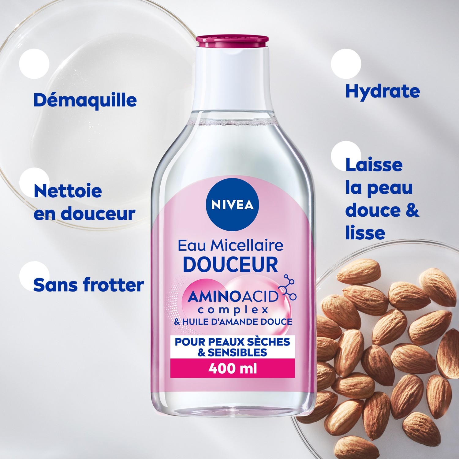 NIVEA Visage yeux et lèvres non parfumé peaux sèches